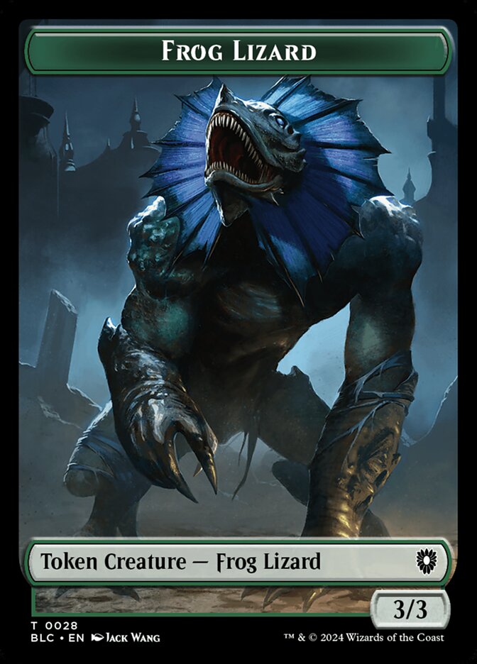 Frog Lizard — Bloomburrow Commander Tokens 28/41