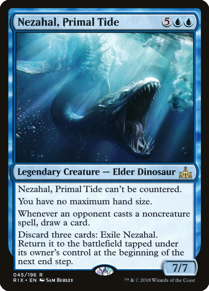 Nezahal, Primal Tide — Rivals of Ixalan 45/205