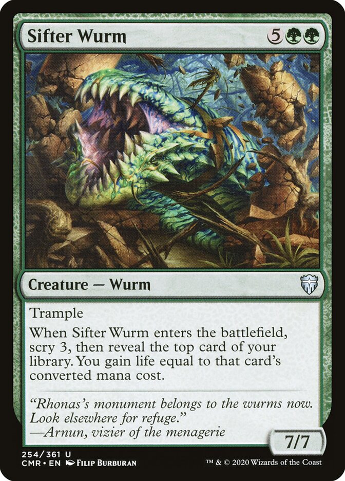 Sifter Wurm — Commander Legends 254/718