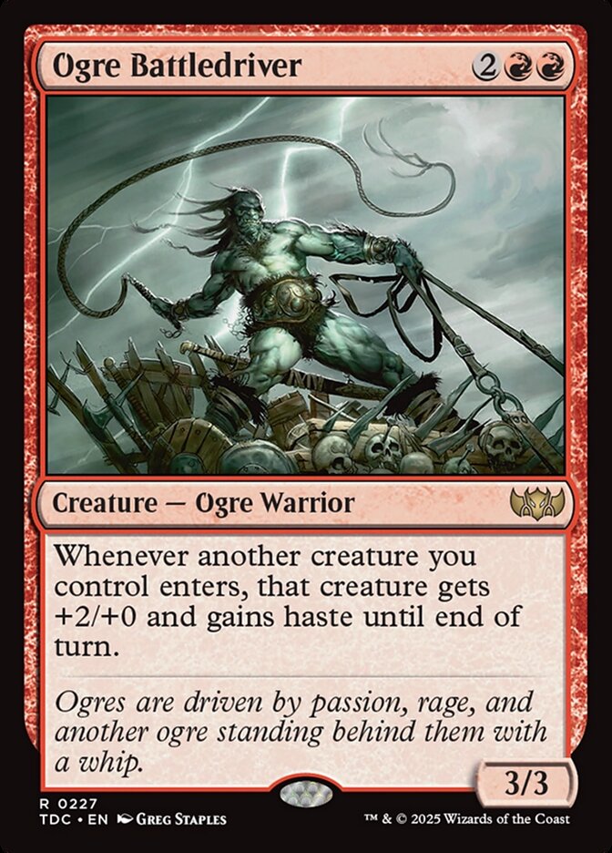 Ogre Battledriver — Tarkir: Dragonstorm Commander 227/413