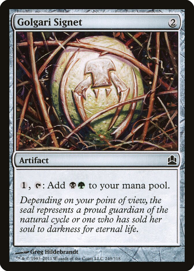 Golgari Signet — Commander 2011 249/318