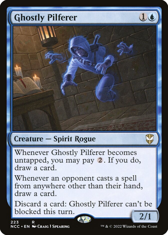 Ghostly Pilferer — New Capenna Commander 223/447