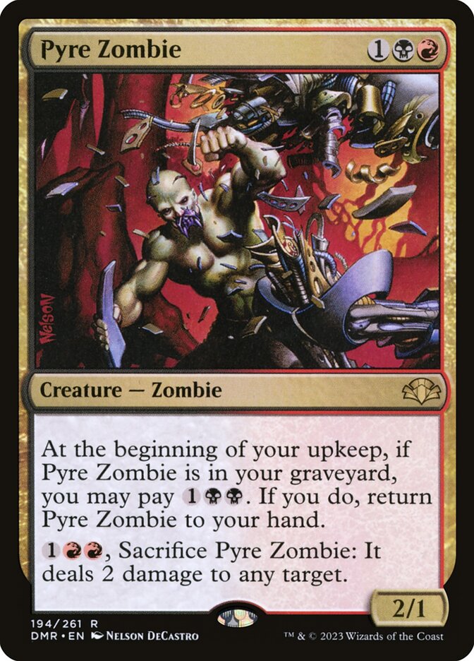 Pyre Zombie — Dominaria Remastered 194/457