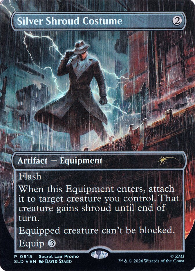 Silver Shroud Costume — Secret Lair Drop 915/2754