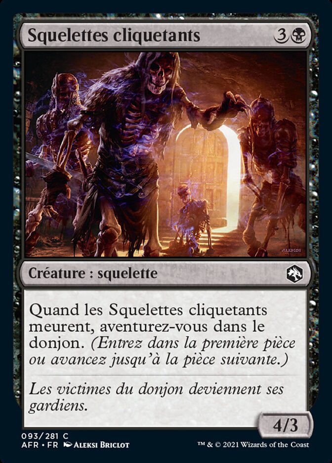 Squelettes cliquetants — Adventures in the Forgotten Realms 93/424