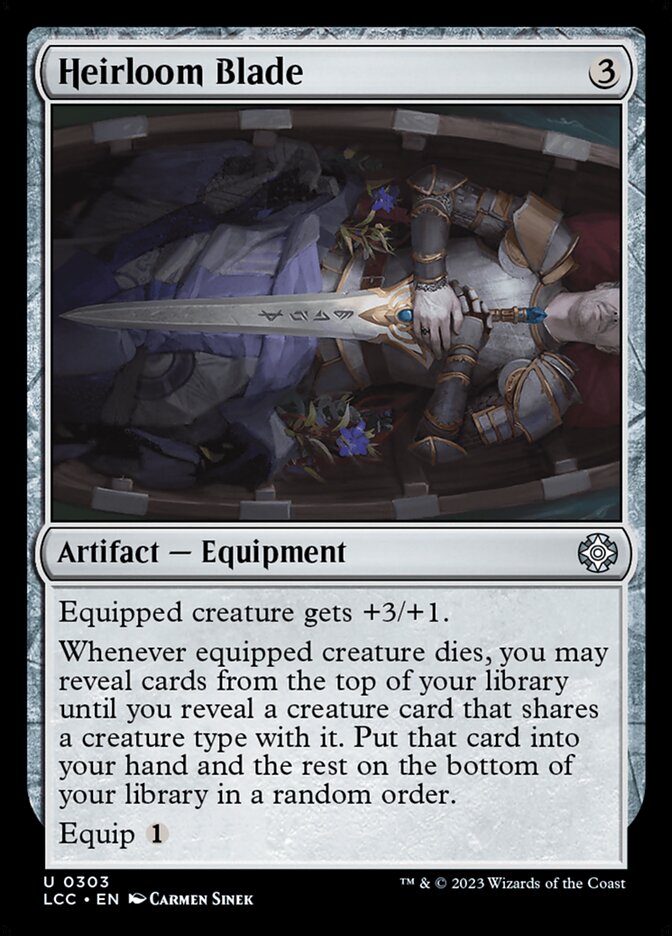 Heirloom Blade — The Lost Caverns of Ixalan Commander 303/370