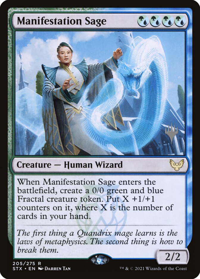 Manifestation Sage — Strixhaven: School of Mages Promos 205p/164