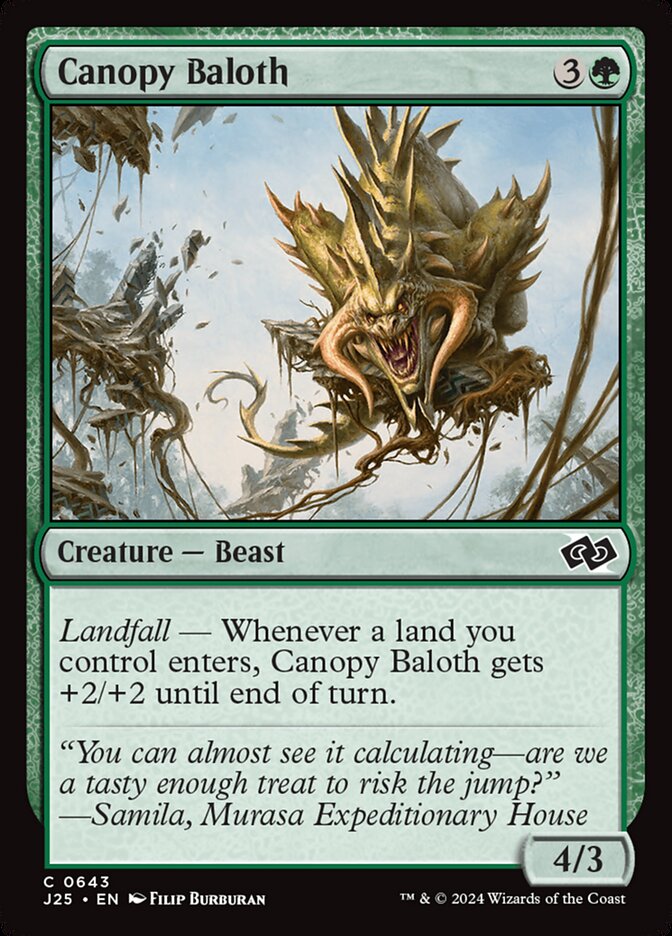 Canopy Baloth — Foundations Jumpstart 643/779