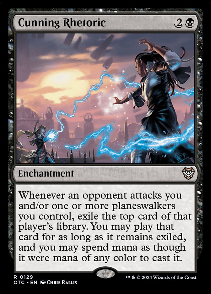 Cunning Rhetoric — Outlaws of Thunder Junction Commander 129/342