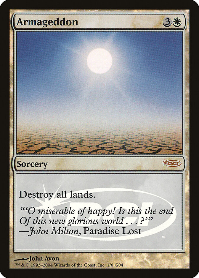 Armageddon — Judge Gift Cards 2004 1/6
