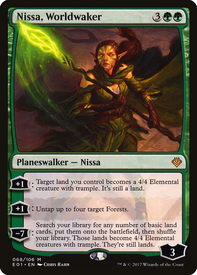 Nissa, Worldwaker — Archenemy: Nicol Bolas 68/106