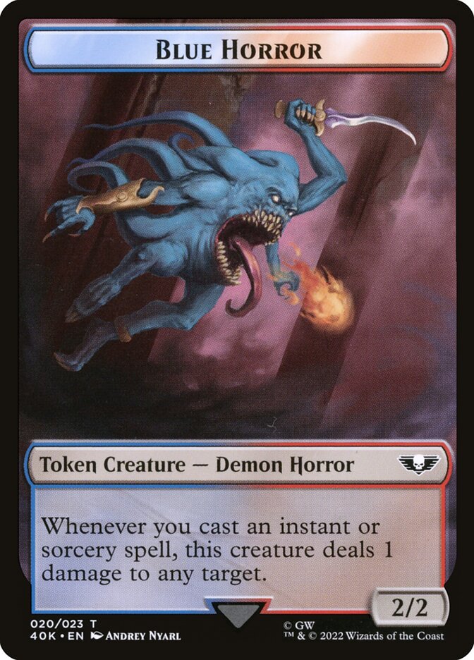 Blue Horror — Warhammer 40,000 Tokens 20/31