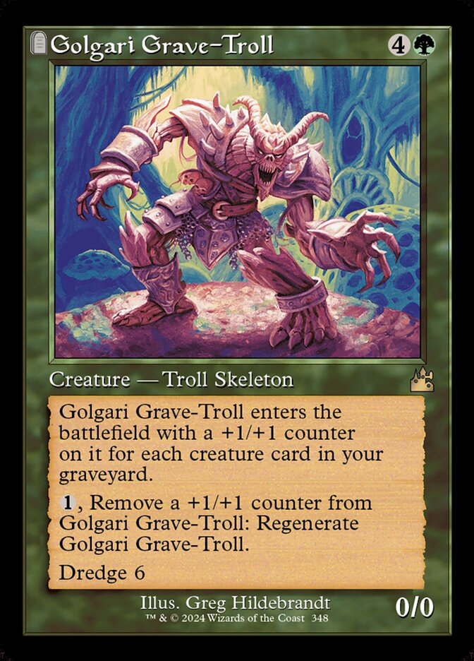 Golgari Grave-Troll — Ravnica Remastered 348/531
