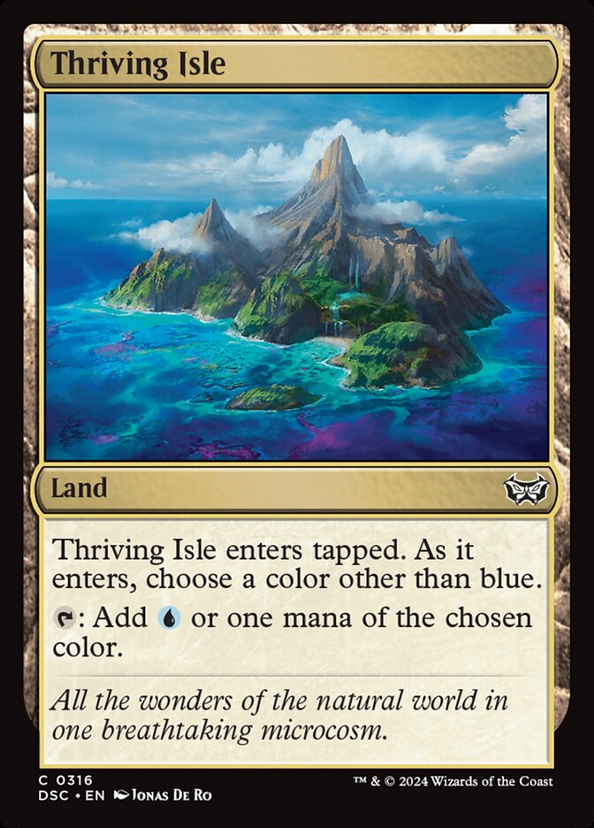 Thriving Isle — Duskmourn: House of Horror Commander 316/373