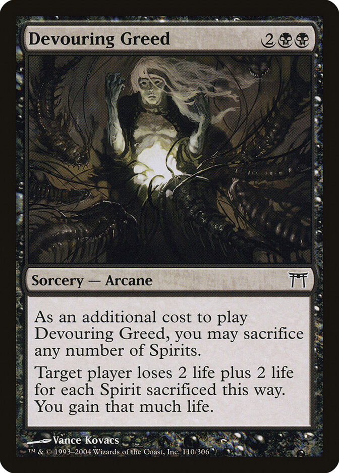 Devouring Greed — Champions of Kamigawa 110/307