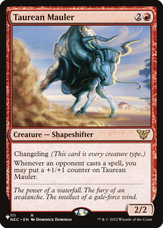 Taurean Mauler — The List NEC-111/5581