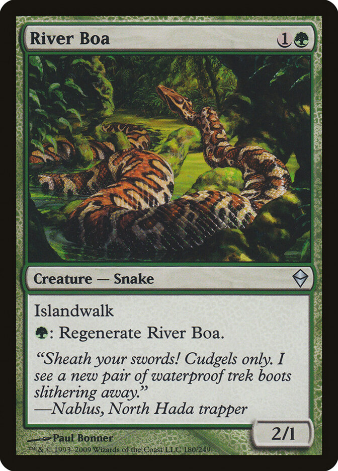 River Boa — Zendikar 180/269