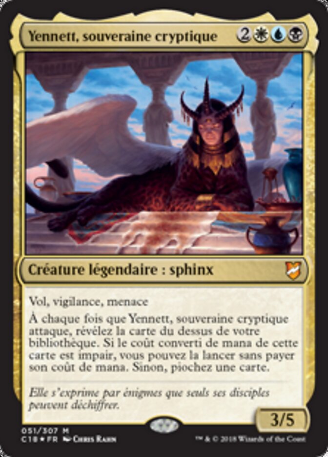 Yennett, souveraine cryptique — Commander 2018 51/307