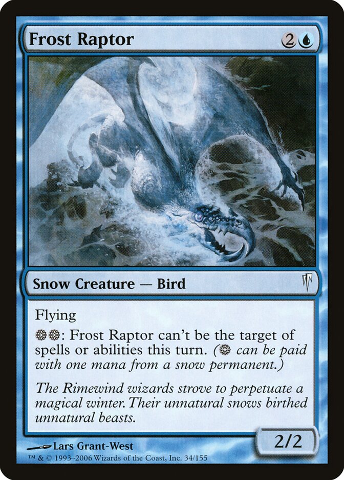 Frost Raptor — Coldsnap 34/155