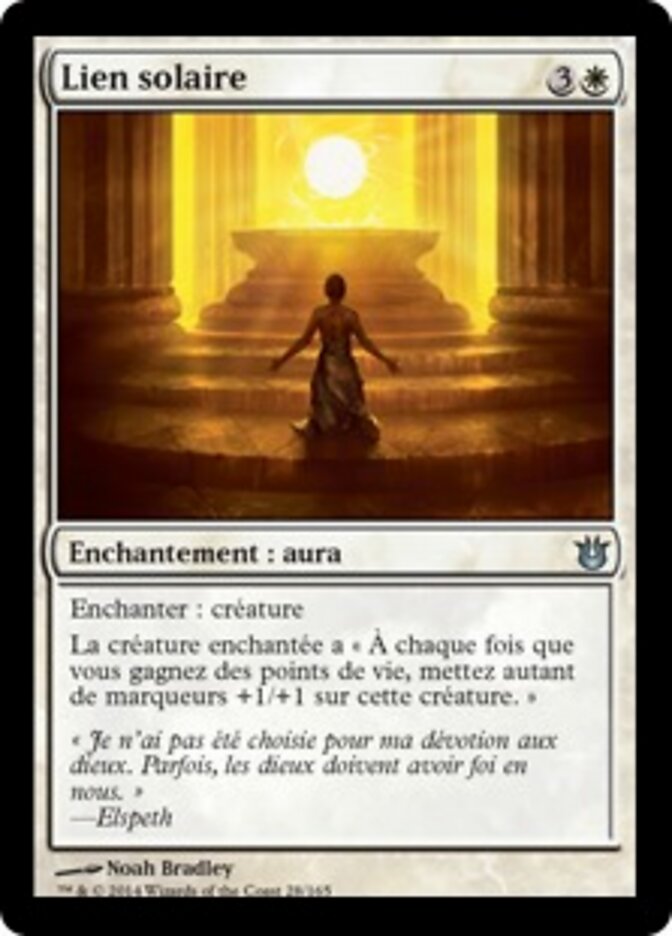 Lien solaire — Born of the Gods 28/165
