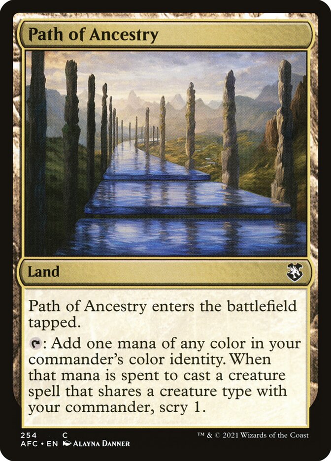 Path of Ancestry — Forgotten Realms Commander 254/331