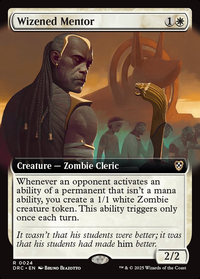 Wizened Mentor — Aetherdrift Commander 24/184