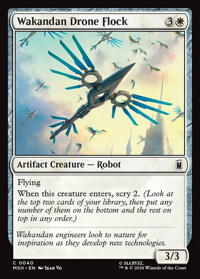 Wakandan Drone Flock — Marvel Super Heroes 40/453