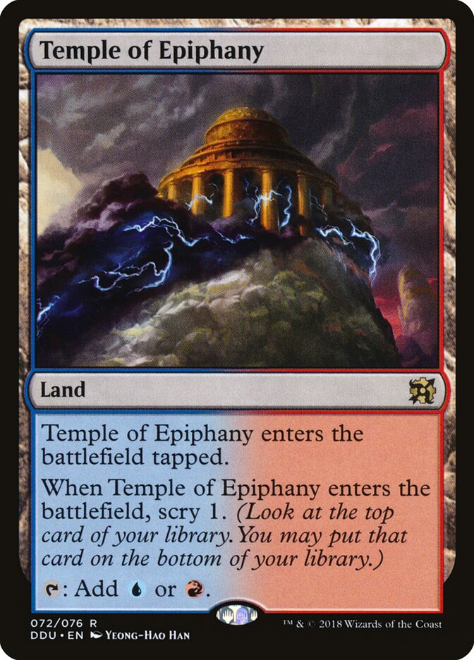 Temple of Epiphany — Duel Decks: Elves vs. Inventors 72/76