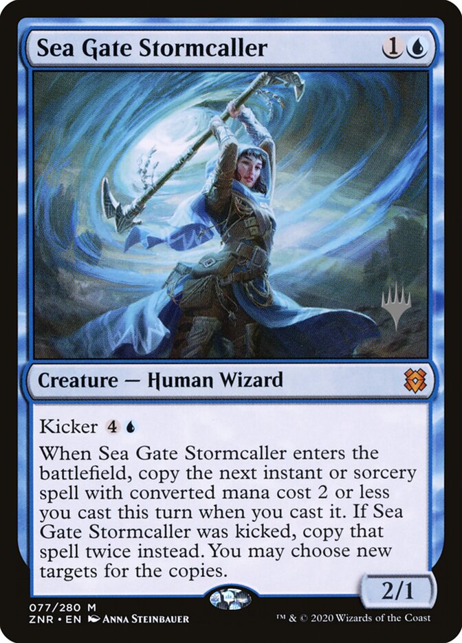 Sea Gate Stormcaller — Zendikar Rising Promos 77p/153