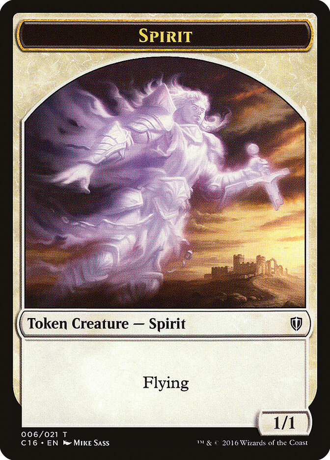 Spirit — Commander 2016 Tokens 6/21