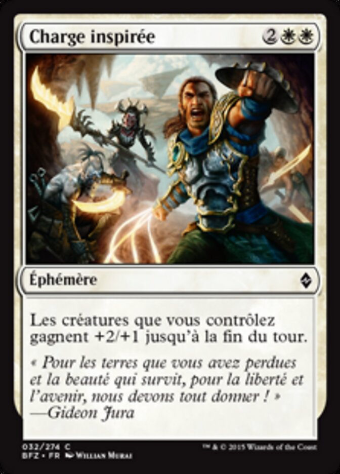 Charge inspirée — Battle for Zendikar 32/299