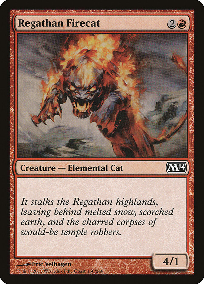 Regathan Firecat — Magic 2014 150/249