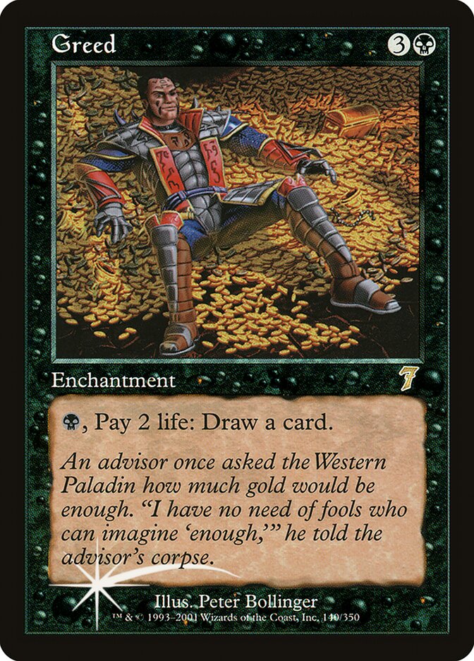 Greed — Seventh Edition 140★/708