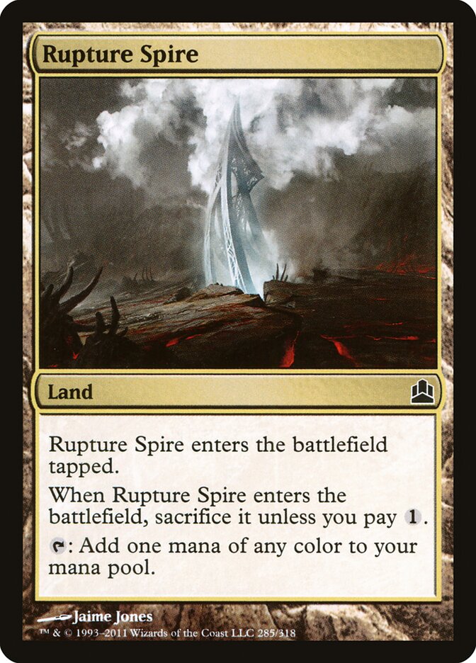Rupture Spire — Commander 2011 285/318