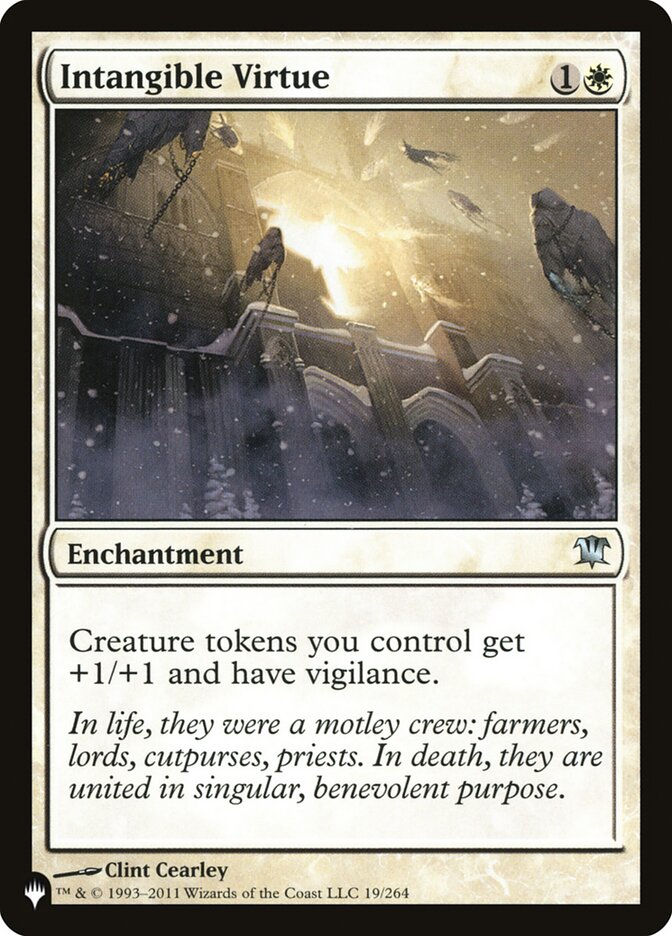 Intangible Virtue — The List ISD-19/5581