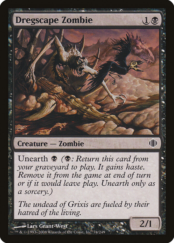 Dregscape Zombie — Shards of Alara 74/250