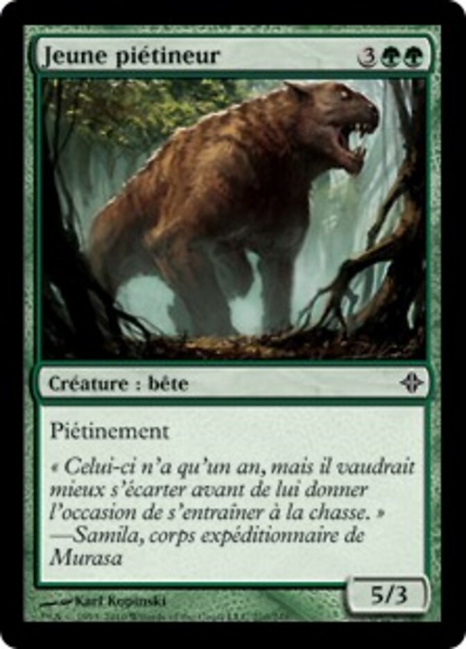 Jeune piétineur — Rise of the Eldrazi 210/248