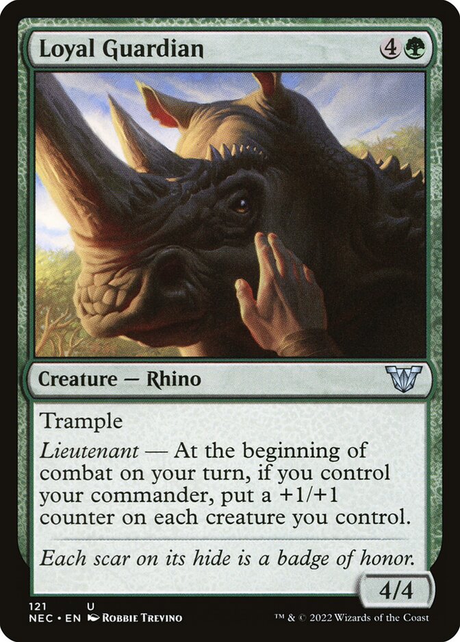 Loyal Guardian — Neon Dynasty Commander 121/179