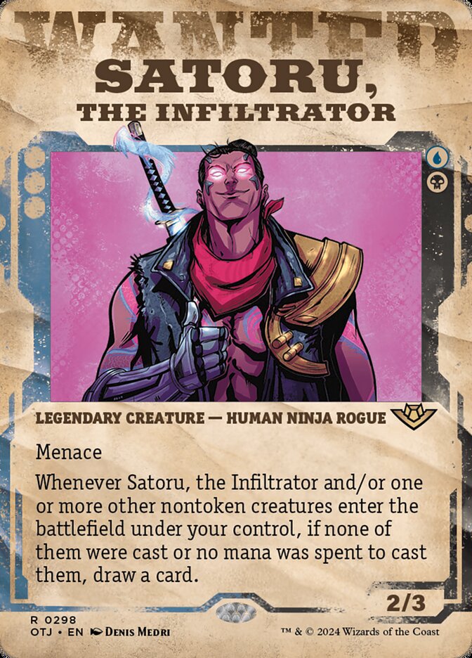 Satoru, the Infiltrator — Outlaws of Thunder Junction 298/374
