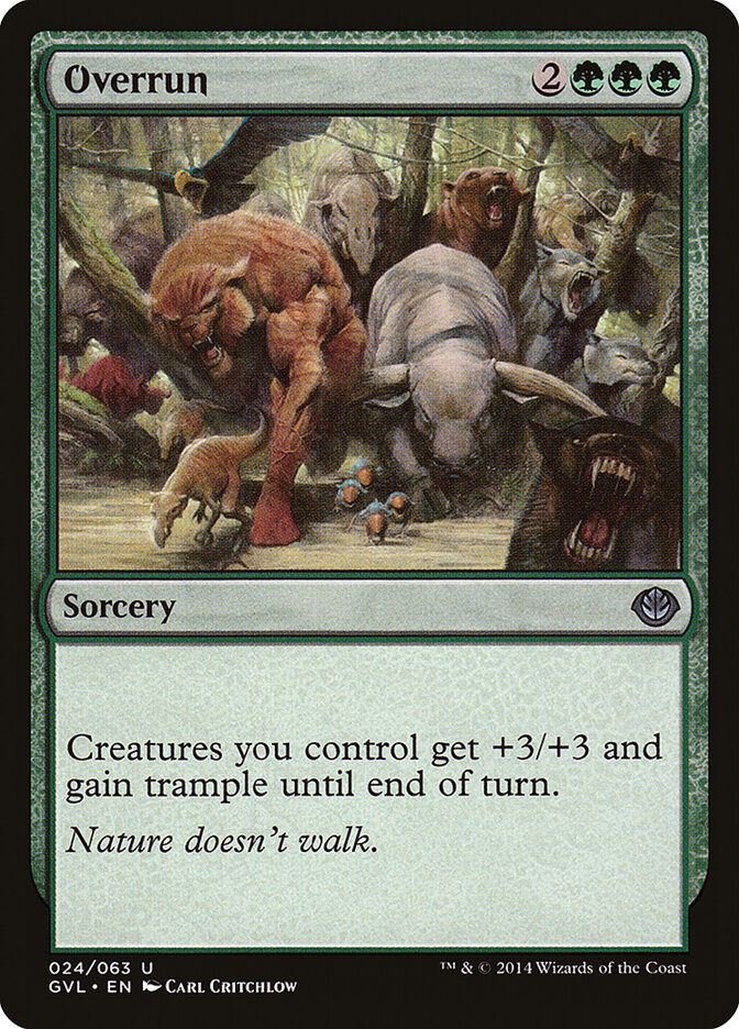 Overrun — Duel Decks Anthology: Garruk vs. Liliana 24/63