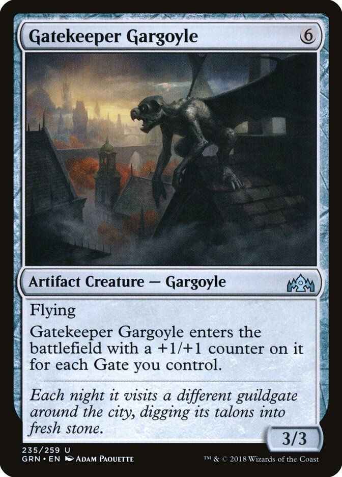 Gatekeeper Gargoyle — Guilds of Ravnica 235/273