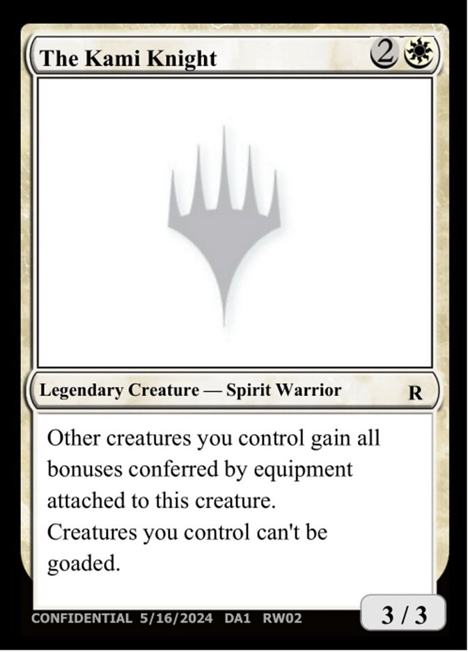 The Kami Knight — Unknown Event RW02c/512