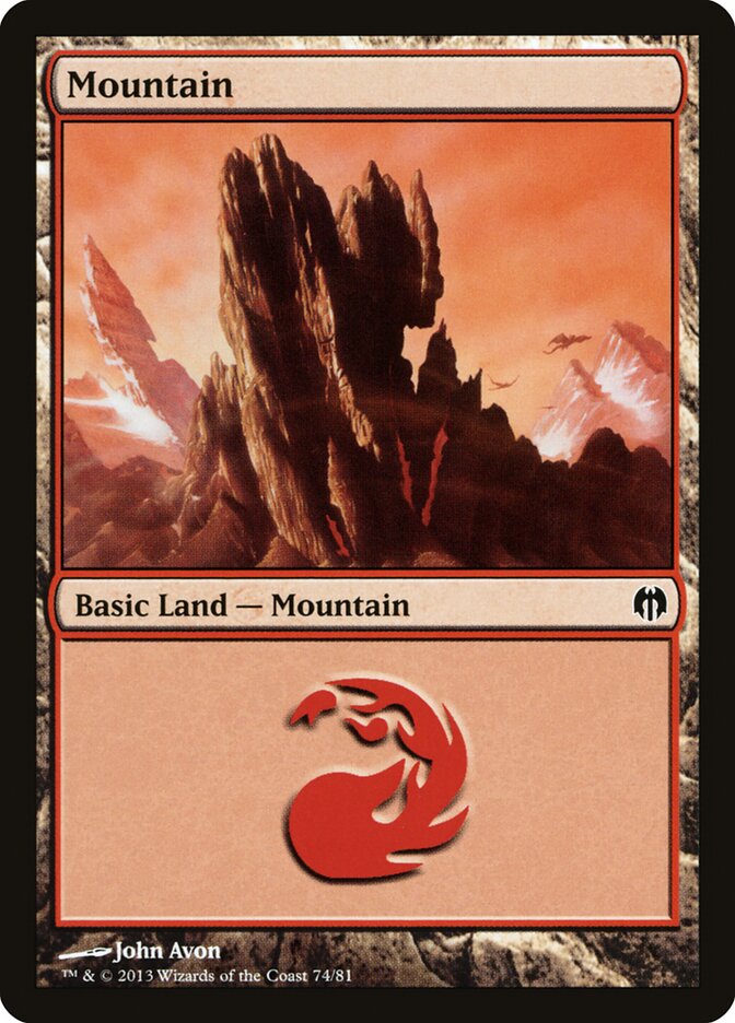 Mountain — Duel Decks: Heroes vs. Monsters 74/81