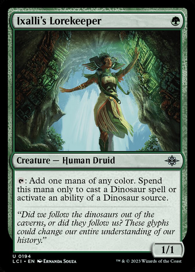 Ixalli's Lorekeeper — The Lost Caverns of Ixalan 194/416