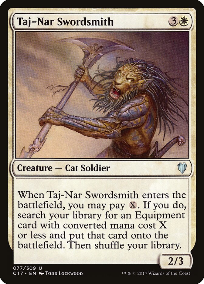 Taj-Nar Swordsmith — Commander 2017 77/309
