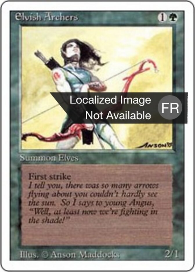 Archers elfes — Revised Edition 193/306