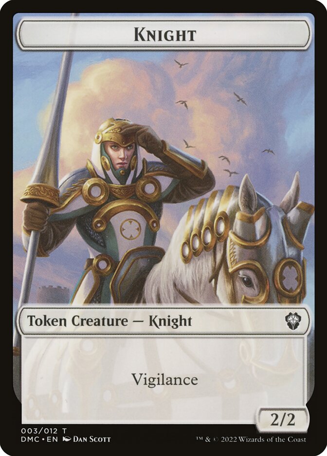 Knight — Dominaria United Commander Tokens 3/12