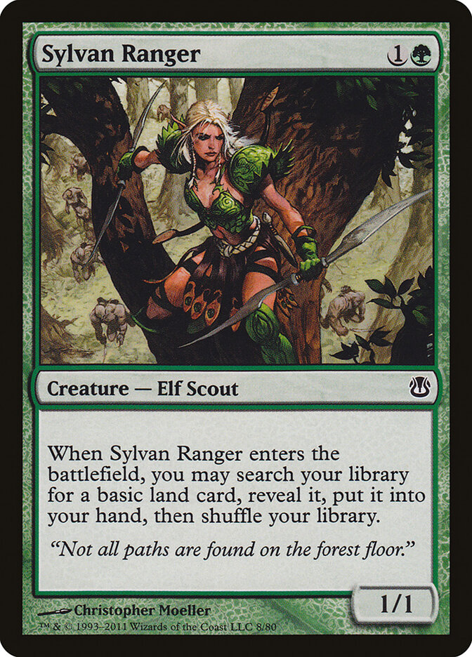 Sylvan Ranger — Duel Decks: Ajani vs. Nicol Bolas 8/80