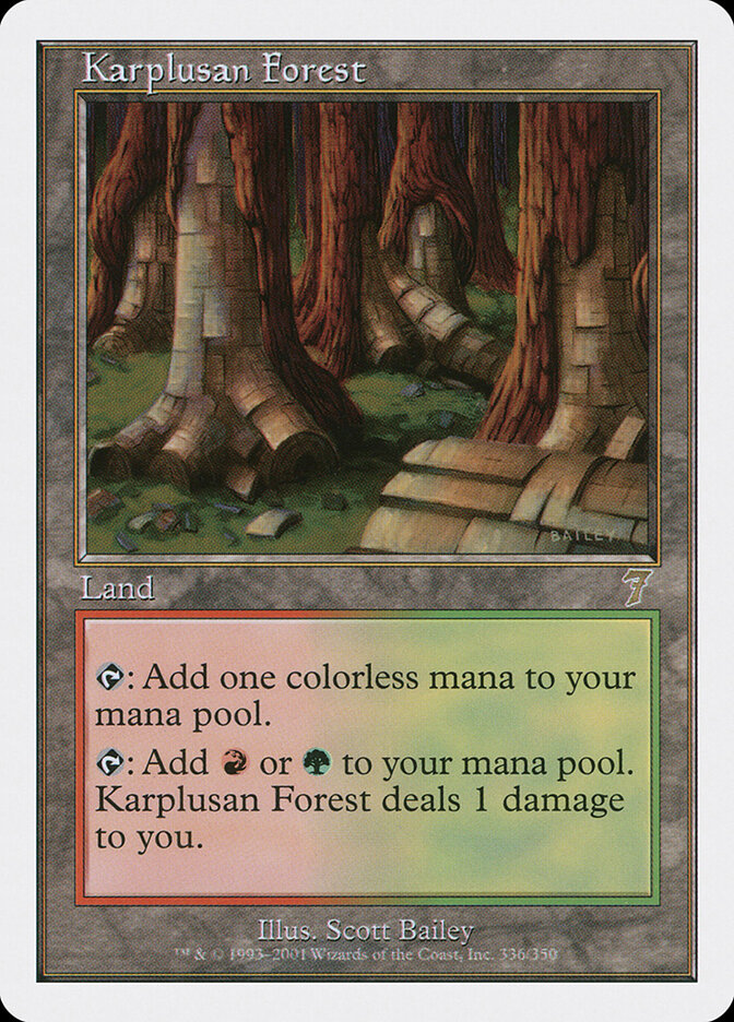 Karplusan Forest — Seventh Edition 336/708