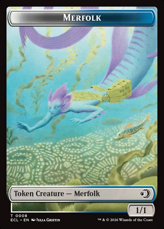 Merfolk — Lorwyn Eclipsed Tokens 8/13